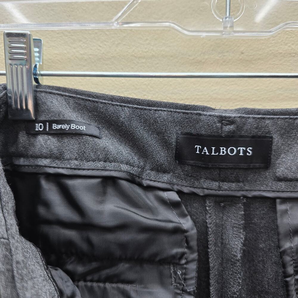 Talbots Flat Front Barely Boot Pants Pockets Busi… - image 4